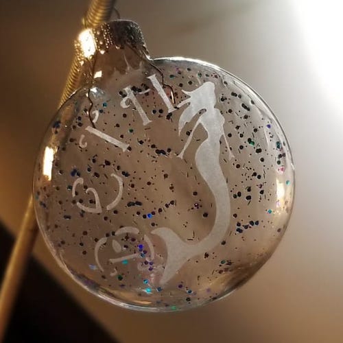 Get Personal-Sparkle Mermaid Ornament